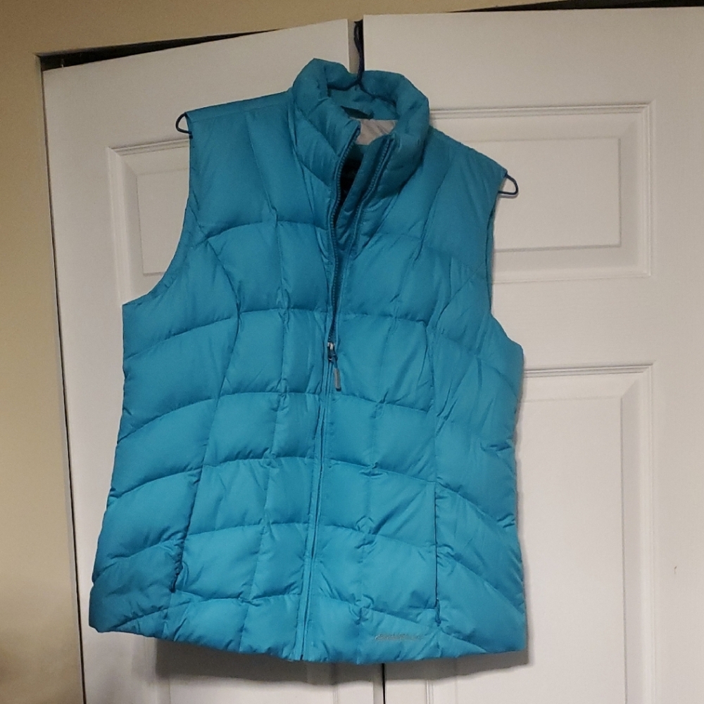 Eddie Bauer Women's Teal Puffer Vest